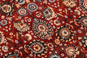 Koberec KESHAN Fredzle, Ornament, ramka orientálny 7573/53577 bordo / granát