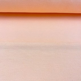 Teplákovina s lycrou Gold - Oranžová Peach Fuzz