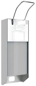 Dávkovač dezinfekčného roztoku, 1000 ml (nerez), biela