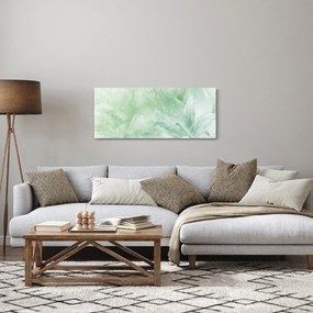 Obraz - Zelený kvet (120x50 cm)