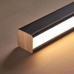 Toolight Toolight, LED závesné svietidlo 80cm, 15W, APP1447-CP, čierna matná, OSW-02391
