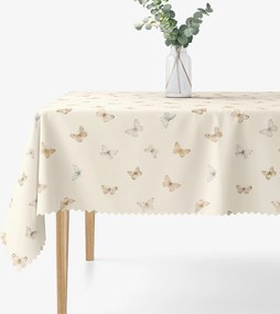 Goldea hranatý teflónový obrus - motýle 140 x 220 cm