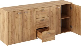 Skriňa HUGOS 180, zlatý remeselný dub