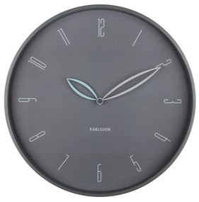 Karlsson 6012GY dizajnové nástenné hodiny sivá, pr. 40 cm