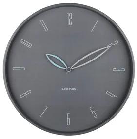 Karlsson 6012GY dizajnové nástenné hodiny sivá, pr. 40 cm