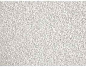 Biela podnožka z textílie bouclé Tina – Bobochic Paris