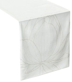 OBRUS BLINK 12 35X180 CM BIELY