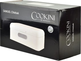 Kovový chlebník Samuel, 42x22,5x17 cm