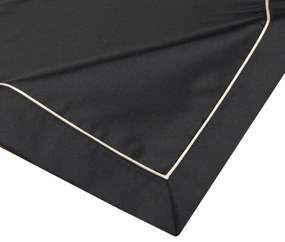 OBRUS DORITA 85X85 CM ČIERNY
