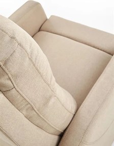 Relaxačné kreslo Fallon (béžová). Vlastná spoľahlivá doprava až k Vám domov. 1039539