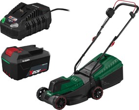 Parkside® Aku kosačka na trávu 20 V Parm 20 A1 + Rýchlonabíjačka akumulátora 20 V/4,5 A + Akumulátor 20 V/4 Ah (800012816)