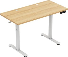 Elektrický výškovo nastaviteľný stôl Mark Adler Leader 6.9 Dub Craft / biely