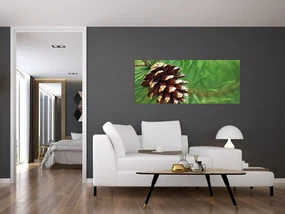 Obraz šišky (120x50 cm)