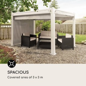 Blumfeldt Pantheon Cortina, pavilón so strechou, 3 × 3 m, 4 bočné diely