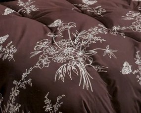 Bavlnené obliečky Homa ODETA CHESTNUT 7-dielna sada 140x200 cm