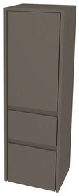 Mereo, Mereo Opto kúpeľňová skrinka vysoká 125 cm, ľavé otváranie, Multidecor, Lávovo sivá, MER-CN995LLAS1