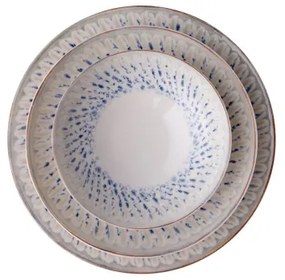 Jedálna súprava 24 ks – modrá/béžová, porcelánová