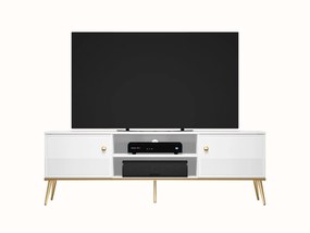 TV STOLÍK BELLINI BIELY VYSOKÝ LESK 160 cm
