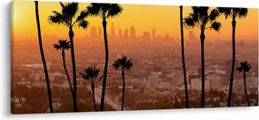 Obraz - Panorama Los Angeles (120x50 cm)