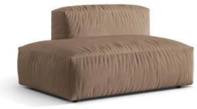 Svetlohnedý zamatový modul pohovky (ľavý roh) Martina – Micadoni