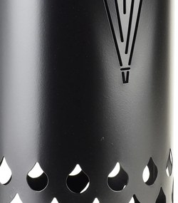 Stojan na deštníky CEDRA 51 cm černý