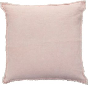 Ružový vankúš s spraným dizajnom stonewashed - 45 * 2 * 45 cm