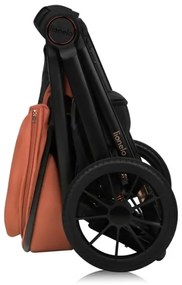 Lionelo - Kombinovaný kočík 3v1 LAYLA Hnedo-rezavá