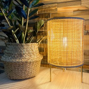 Toolight, nočná lampa v šťýle BOHO 19x31 cm GB2N21, hnedá, OSW-02800