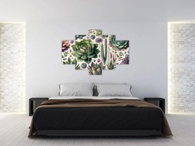 Obraz - Sukulenty (150x105 cm)