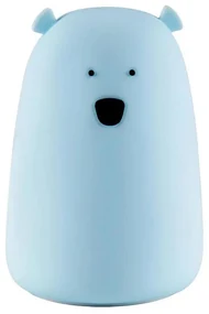 Polux LED RGB Detská dotyková lampička BEAR LED/0,8W/5V modrá SA1448