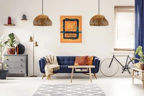 Toolight Toolight, stropné svietidlo 1xE27 APP1316-1CP, hnedá, OSW-00947