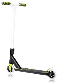 Lionelo - Detská kolobežka WHIZZ čierna/biela/žltá