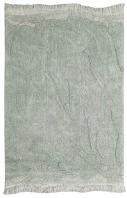 Bavlnený detský hrací koberec v mentolovej farbe 90x130 cm Waves – Lorena Canals