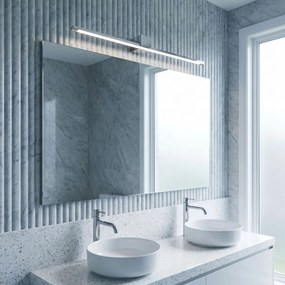 Toolight Toolight, LED nástenné svietidlo, 80cm, 16W, 4000K, 1500lm, SWE042-1W, chrómová, OSW-20142
