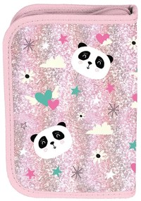 Školský set Panda With Love – 5-dielna súprava s taškou, peračníkom, vreckom a doplnkami