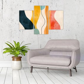Obraz - Minimalistická farebná ilustrácia II. (90x60 cm)