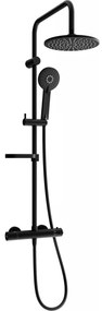 Mexen KX40 sprchový set s termostatickou batériou Kai, čierna, 771504091-70