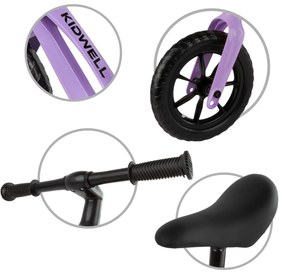 Balančný bicykel Kidwell Vito Balance, fialový, s horčíkovým rámom