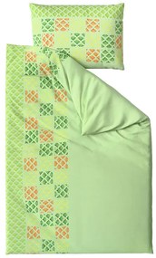 Obliečky z mikrosaténu VELLARI, zelené Rozmer obliečky: 70 x 90 cm | 140 x 200 cm