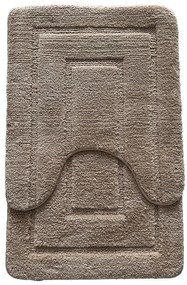 Súprava kúpeľňových predložiek 50x80 + 50x60 cm béžová