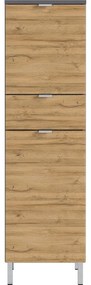 Skrinka s dubovým dekorom Germania Mauresa, výška 120 cm