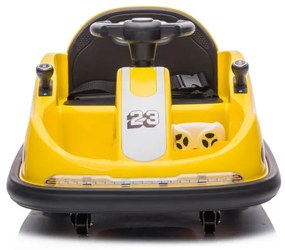 LEAN CARS Elektrické autíčko - GTS1166  - žlté  - 2x45W - 2x6V4,5Ah - 2022