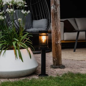 Moderné vonkajšie svietidlo čierne 50 cm IP44 - Gleam