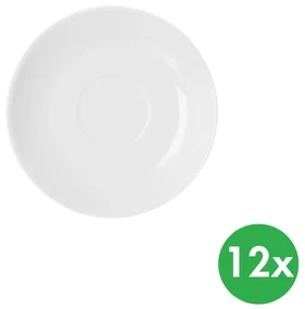 Podšálka MONA Espresso, priemer 12 cm, porcelán, 12 ks