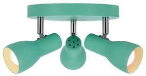 Bodové svietidlo PICARDO 3xE14/40W/230V tyrkysová