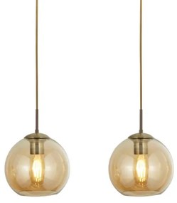 Searchlight 1623-3AM - Luster na lanku PENDANT 3xE27/40W/230V zlatá