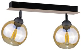 Keter Lighting Bodové svietidlo THEA WOOD 2xE27/60W/230V KE0030