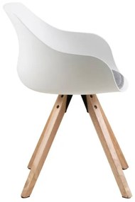 Designová stolička Tina biela