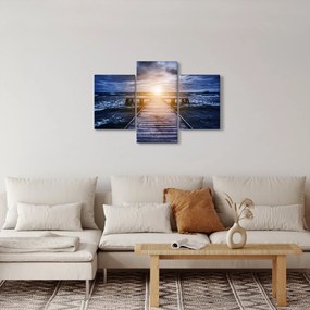 Obraz móla sa slnkom (90x60 cm)