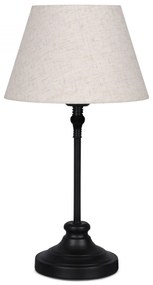 Stolní lampa Milos černá/krémová